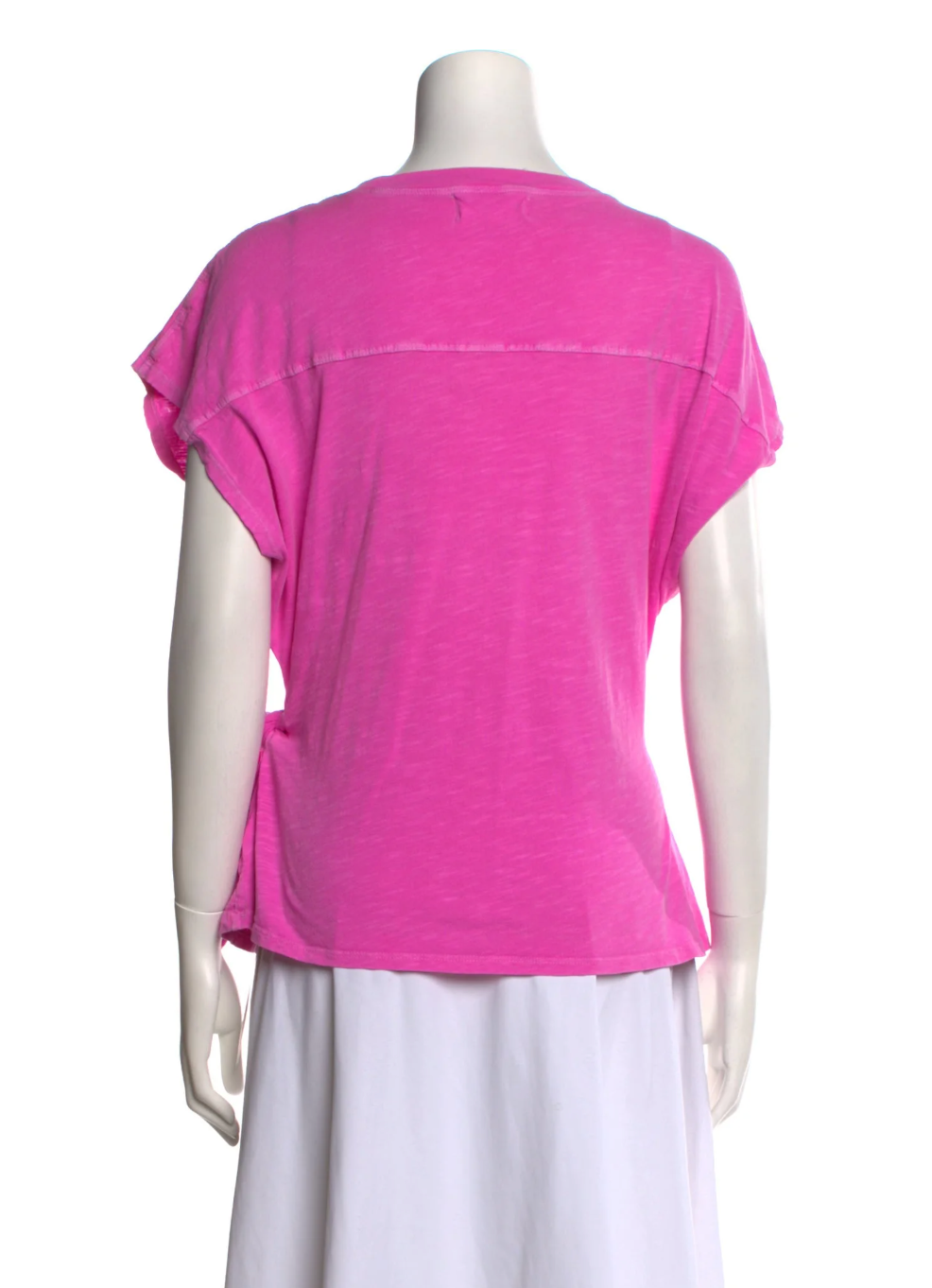 Apiece Apart Pink Bateau Neckline Mini Dress