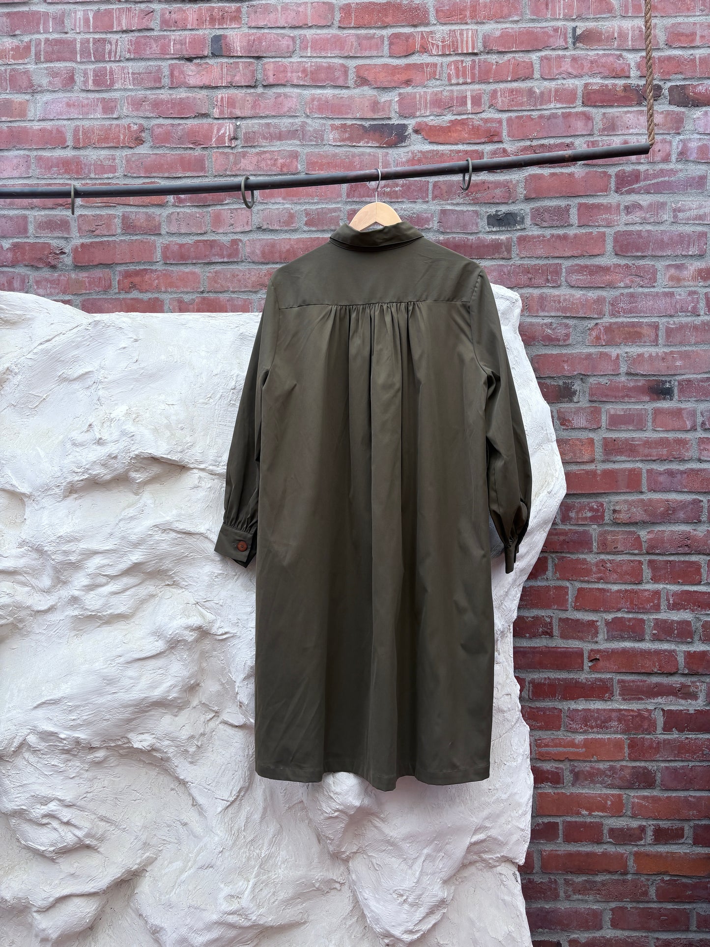 The Frankie Shop Midi Length Dress Green