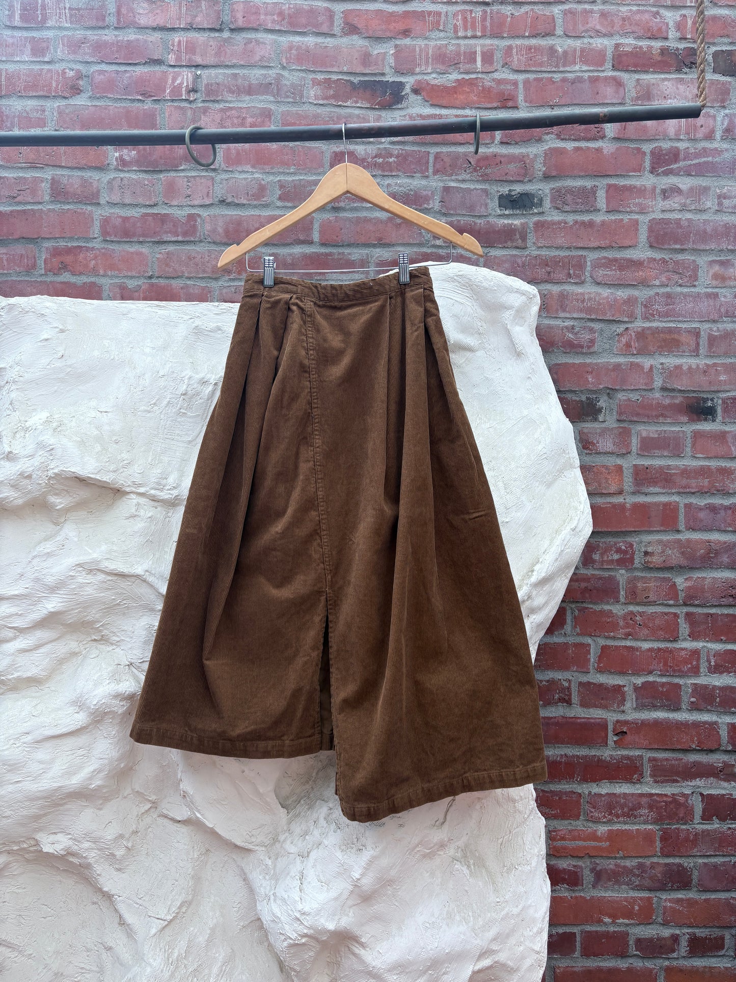 Engineered Garments Corduroy Midi Length Skirt Brown