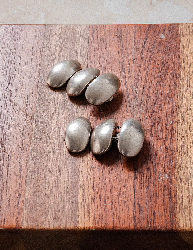 VTG Stacked Oval Earrings