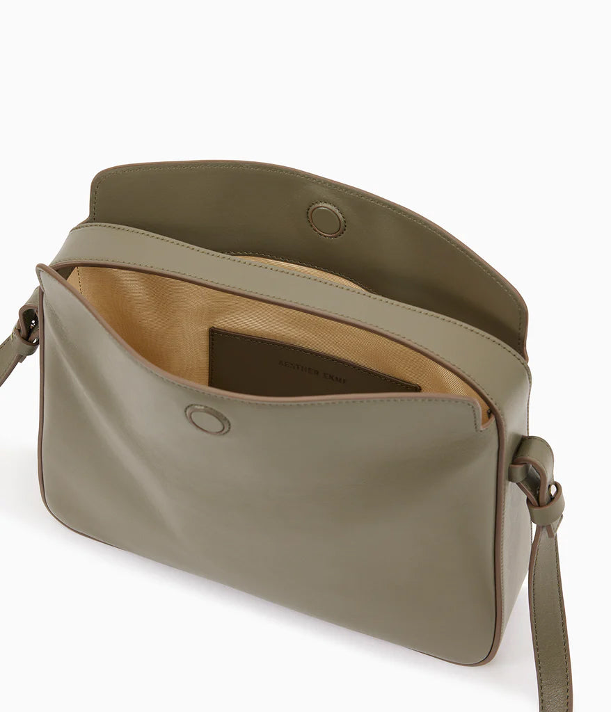 Aesther Ekme Soft Baguette Crossbody Sage