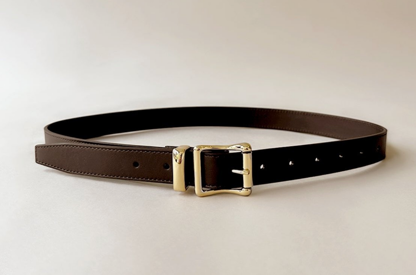 Kallmeyer Signature Leather Belt Chocolate