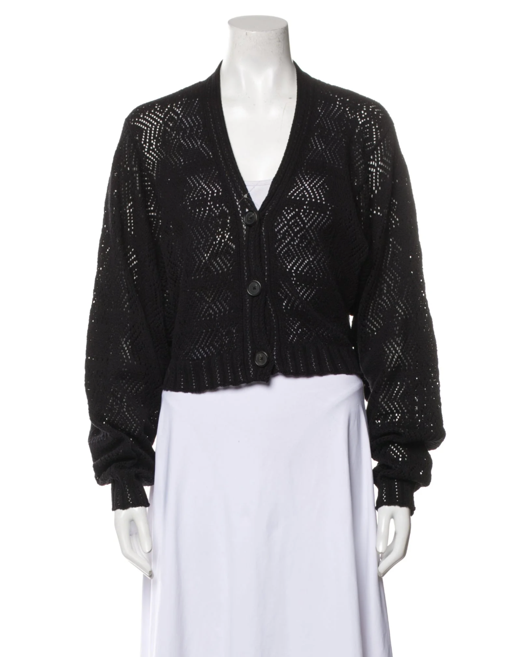 Rachel Comey Black Wool V-Neck Sweater