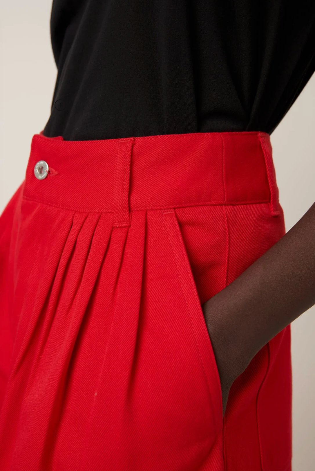 Kowtow Scarlet Shorts Red