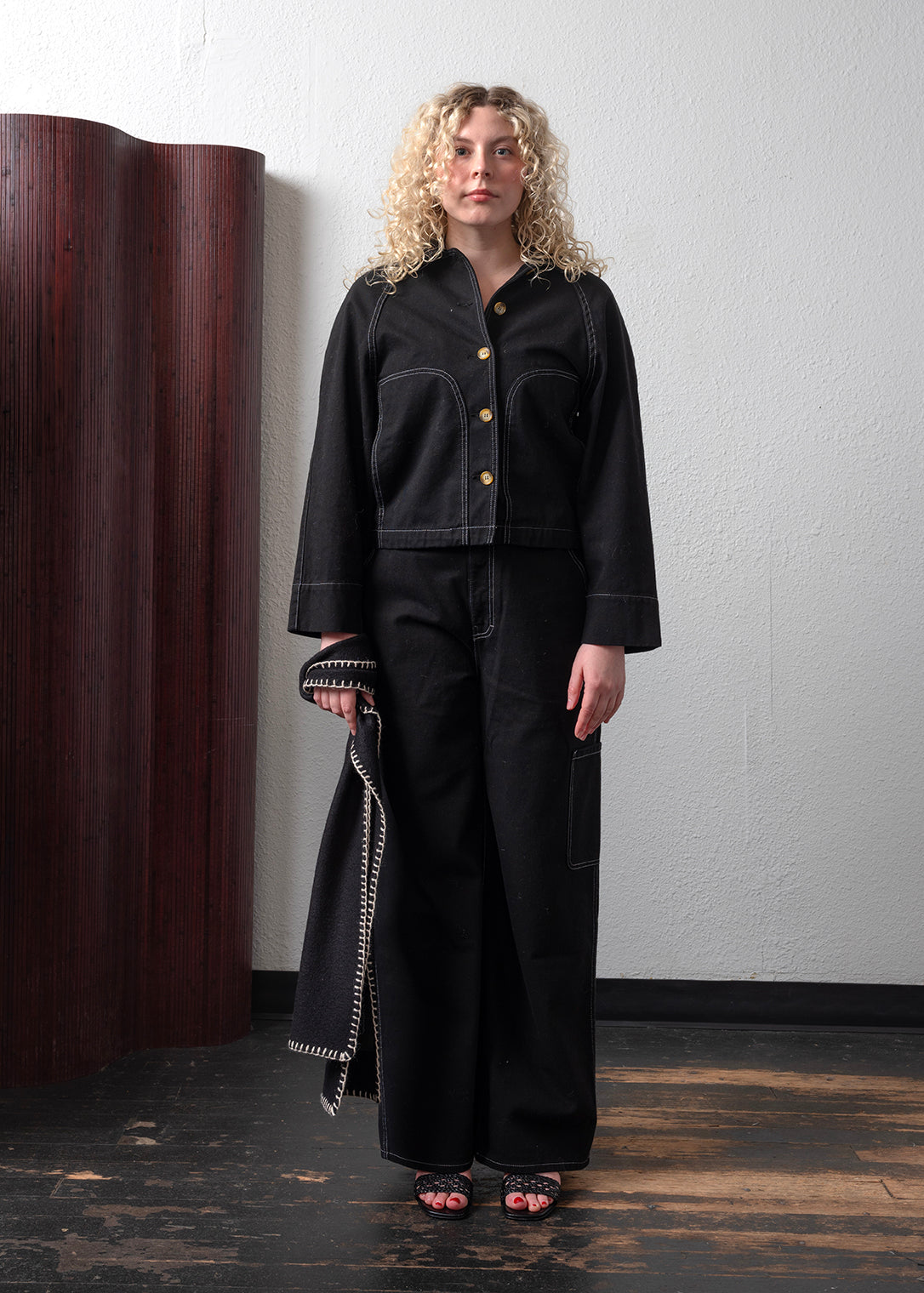 Atelier Delphine Santana Jacket Jet Black