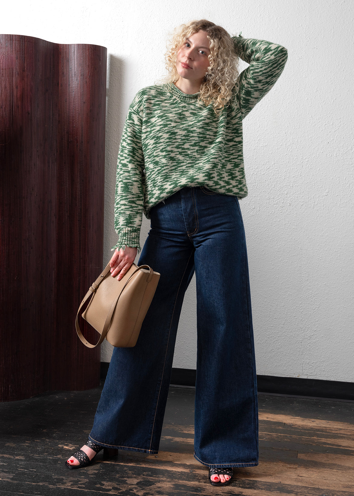 Acne Studios Crew Neck Sweater Yellow