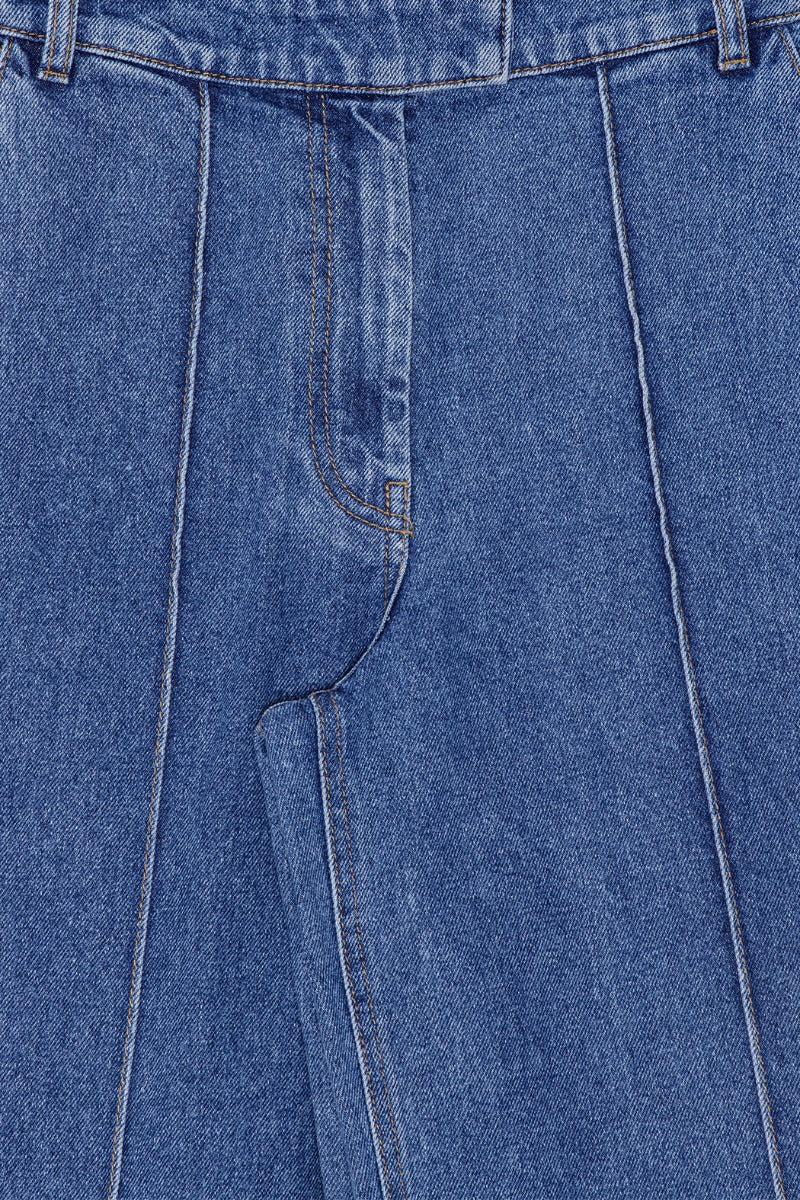 REMAIN Birger Christensen Cocoon Denim Pants Bright Cobalt