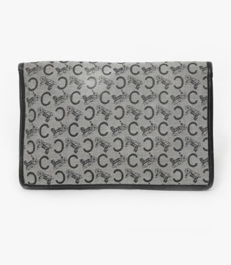 Celine 70s Monogram Envelope Clutch