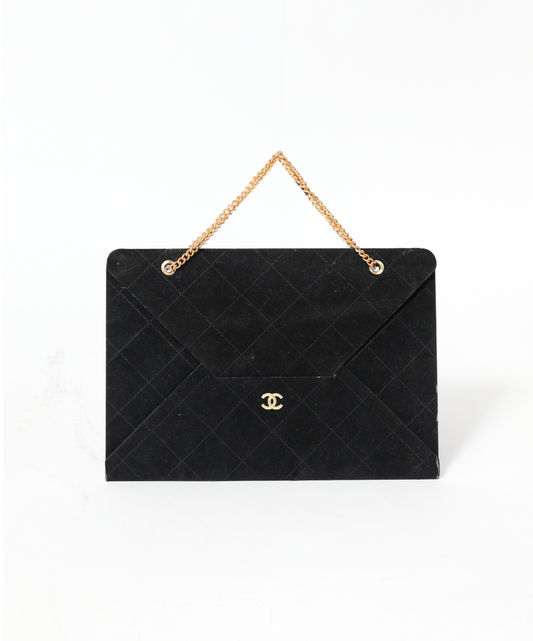 Chanel Suede Envelope Pochette
