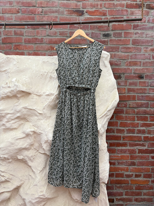 Apiece Apart Green Floral Dress