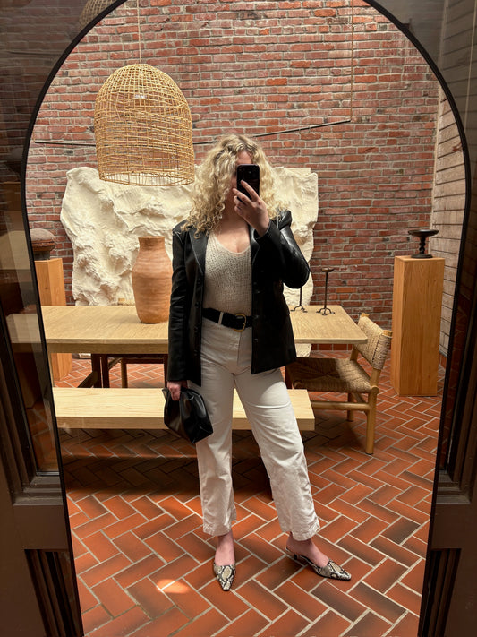 The Garment Brooklyn Belted Jacket Black