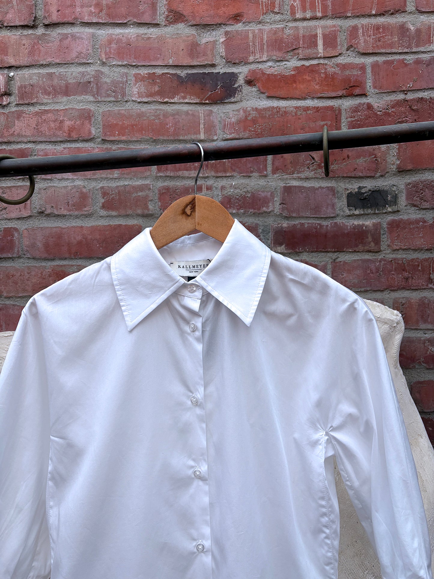 Kallmeyer Colette 3/4 Sleeve Button Down White