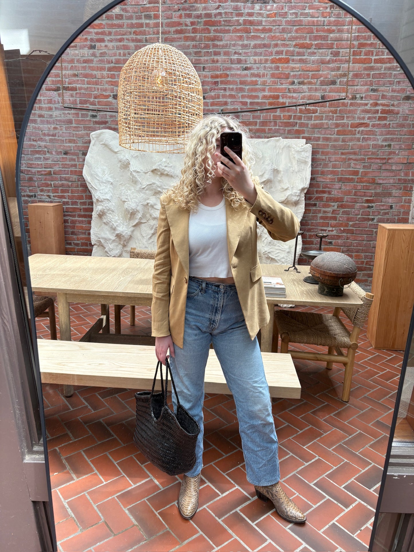 Veronica Beard Tan Blazer