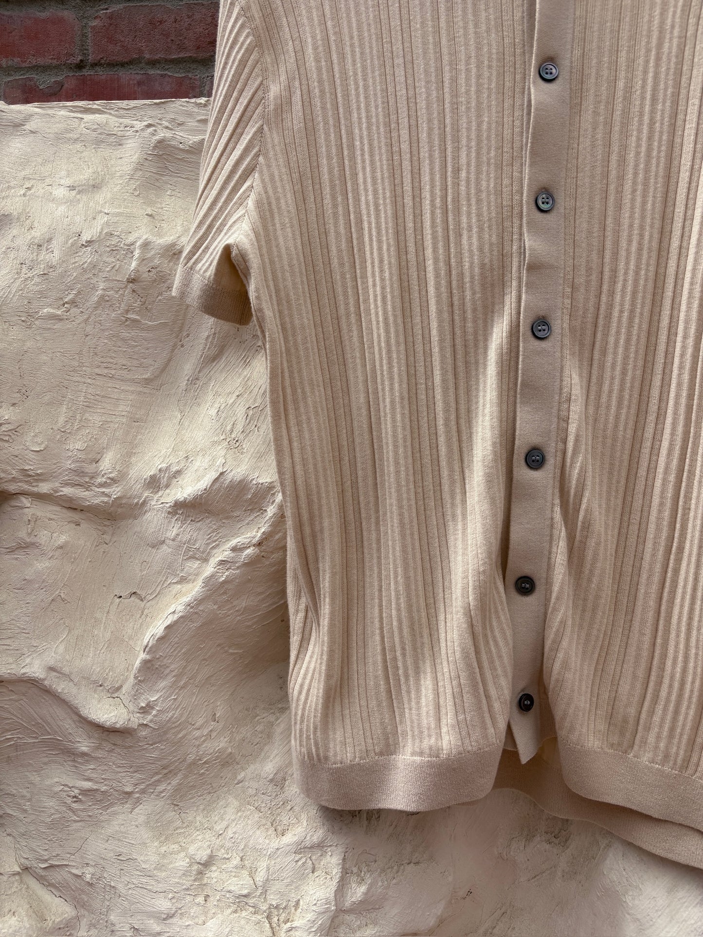 Theory Ribbed SS Button Down