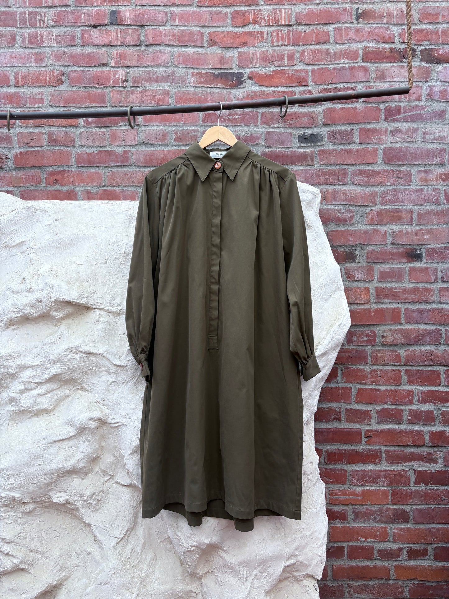 The Frankie Shop Midi Length Dress Green