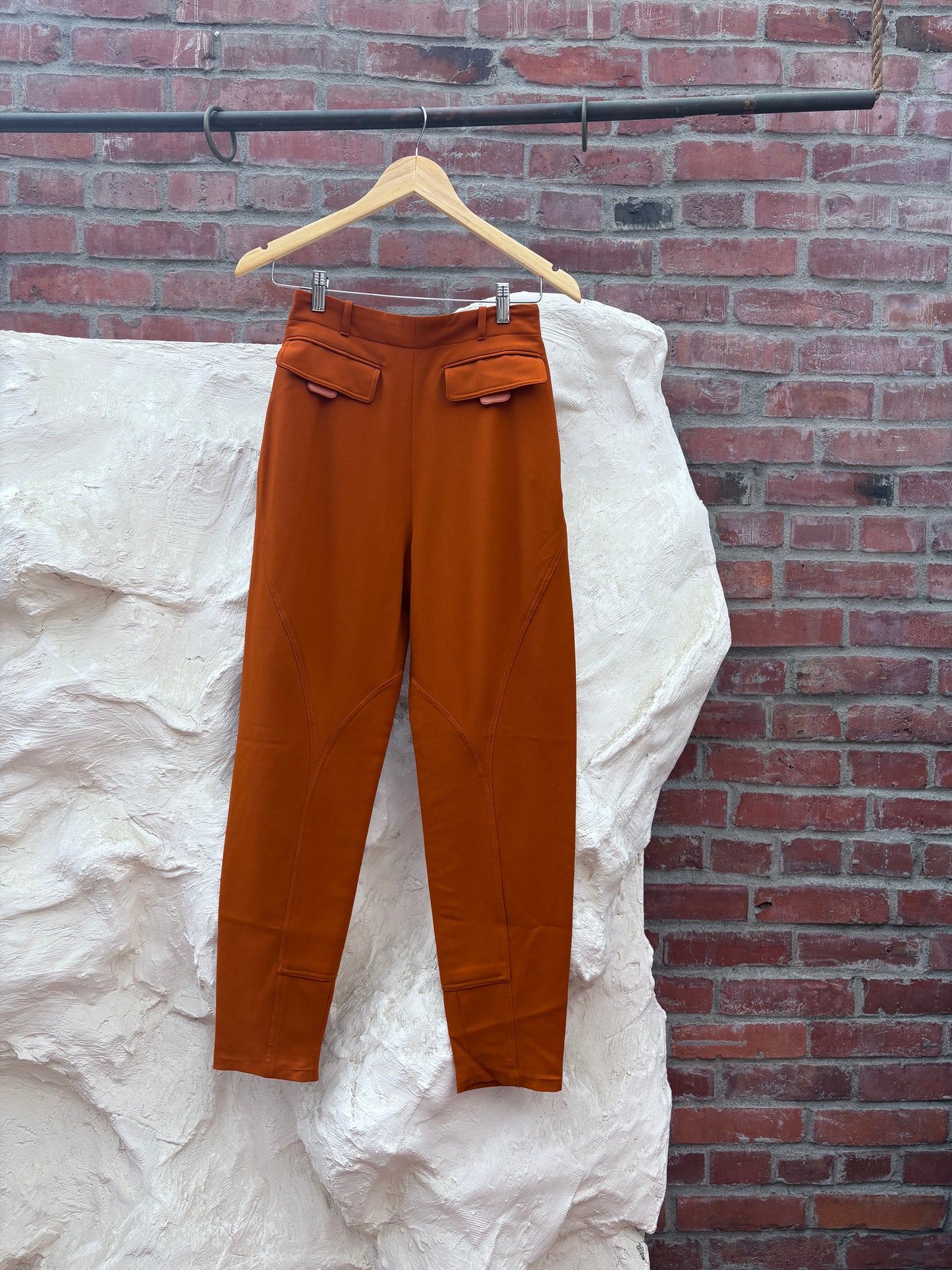 HERMES ORANGE TROUSER