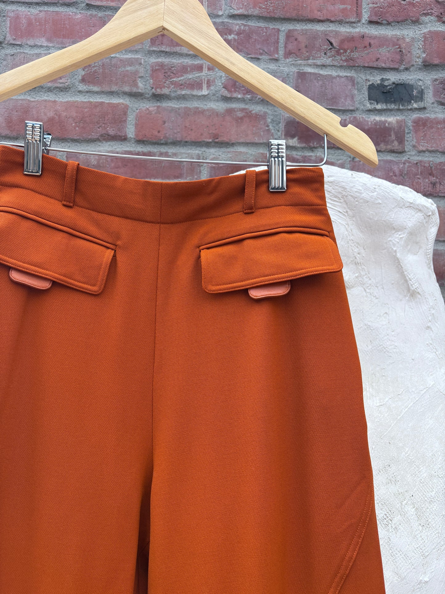 HERMES ORANGE TROUSER