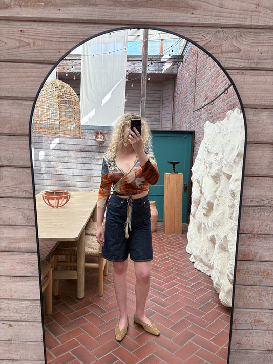 Gauliter Printed Wrap Top