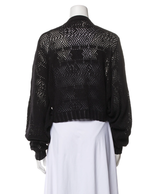 Rachel Comey Black Wool V-Neck Sweater