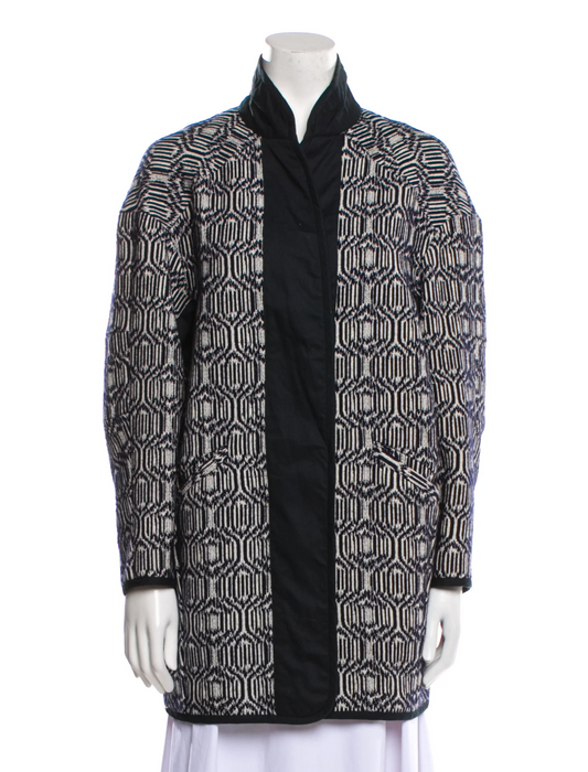 Étoile Isabel Marant Printed Coat Blue