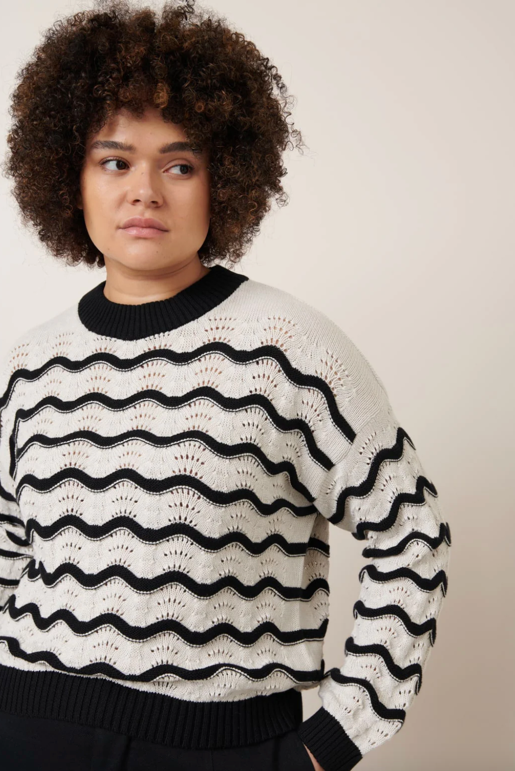 Kowtow Tide Jumper Oat Melange