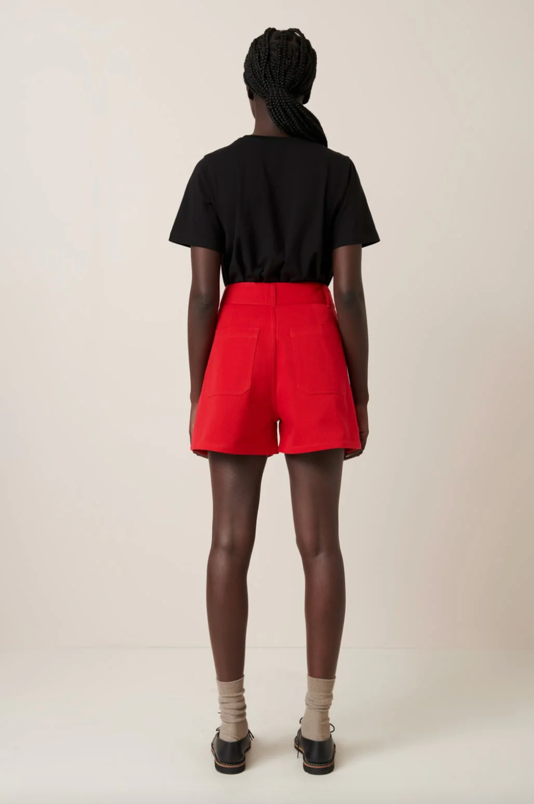 Kowtow Scarlet Shorts Red