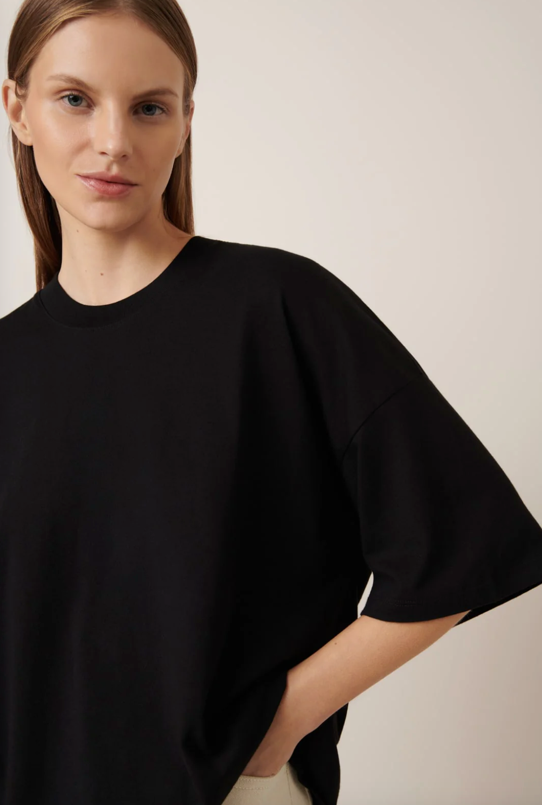 Kowtow Oversized Boxy Tee Black