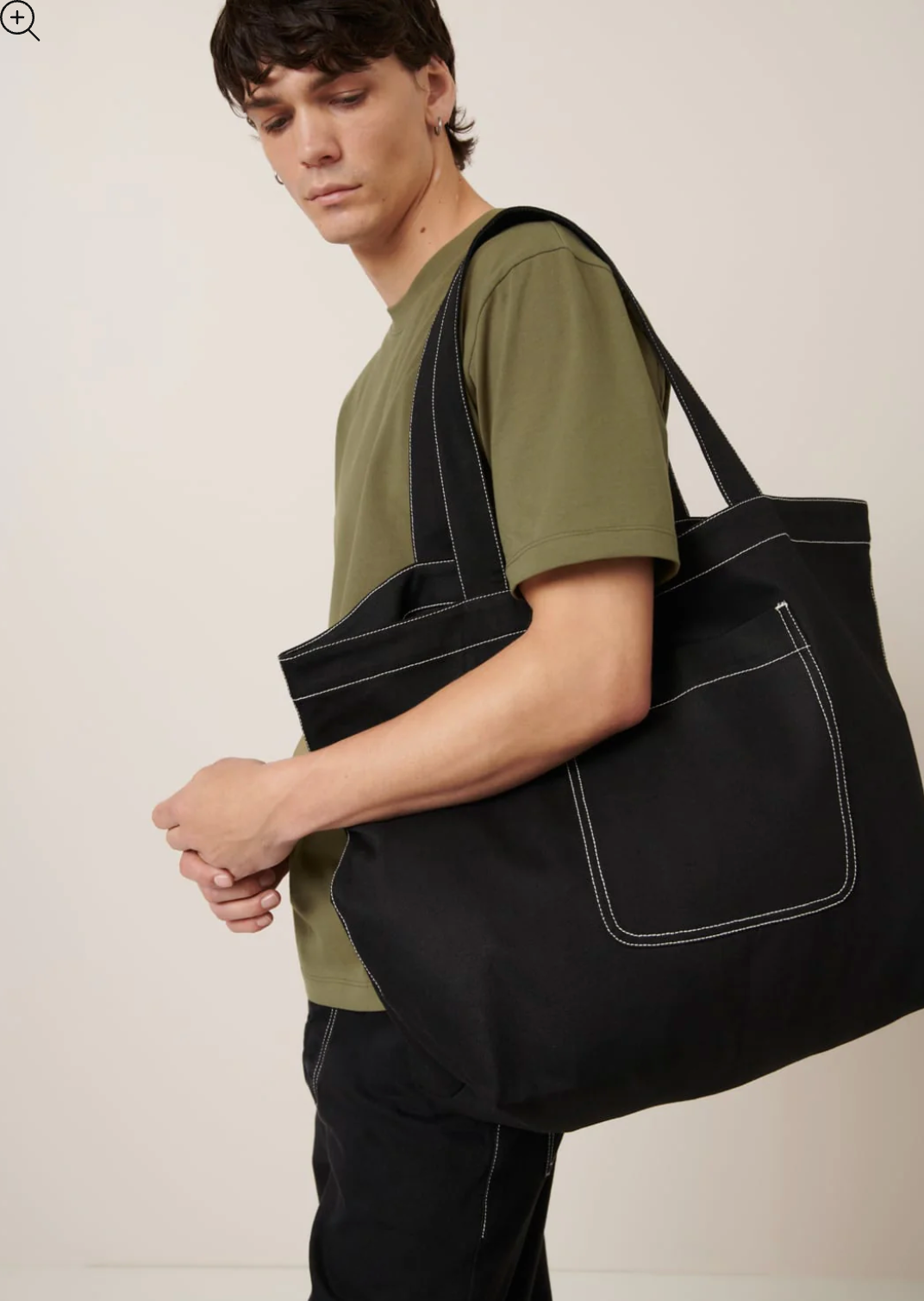 Kowtow Everyday Tote Black Denim