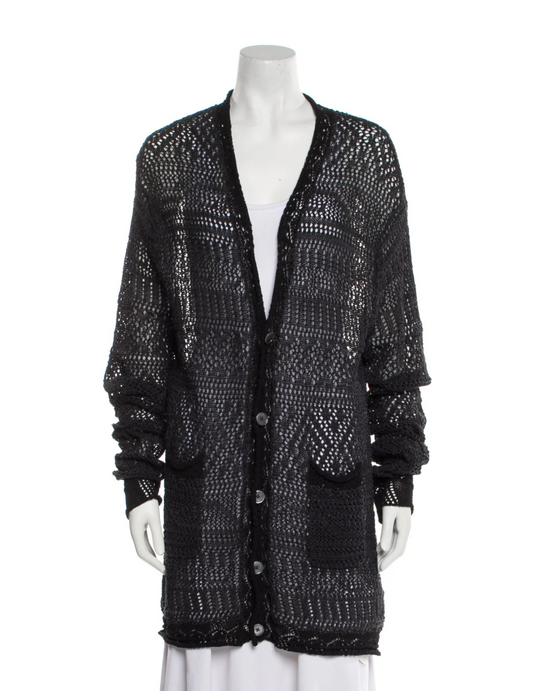 Acne Studios V-Neck Sweater Black