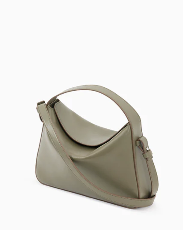 Aesther Ekme Soft Baguette Crossbody Sage
