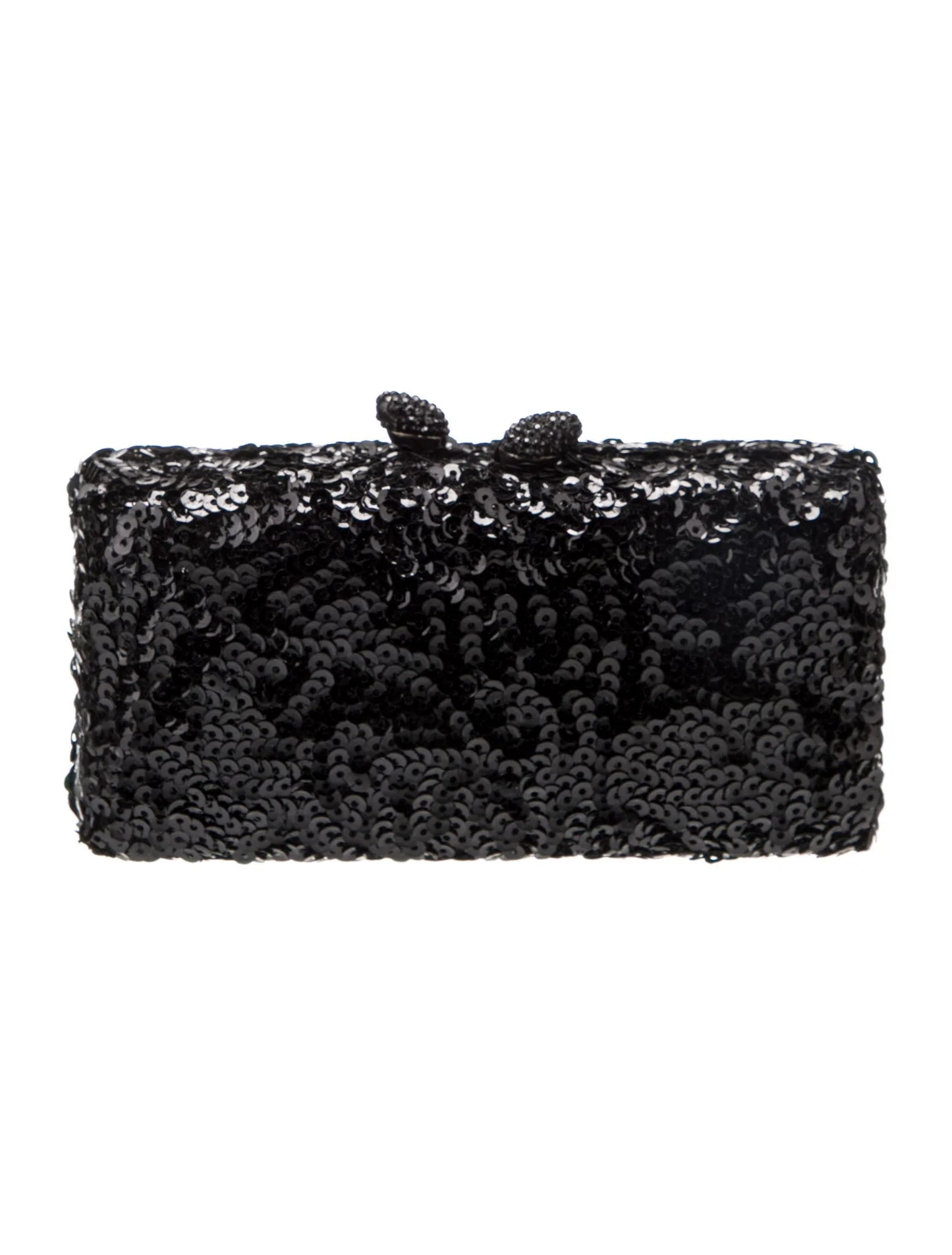 Kotur Sequins Minaudière Black