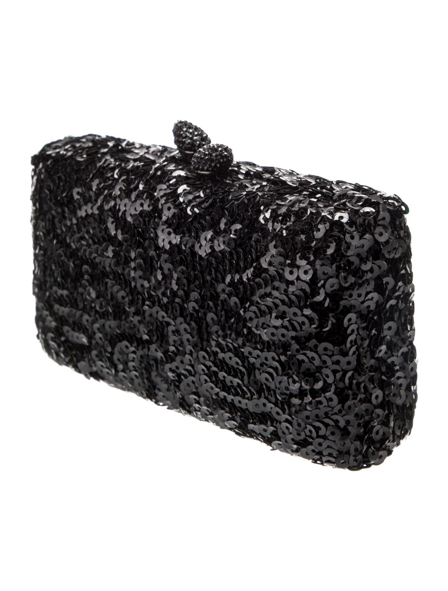 Kotur Sequins Minaudière Black