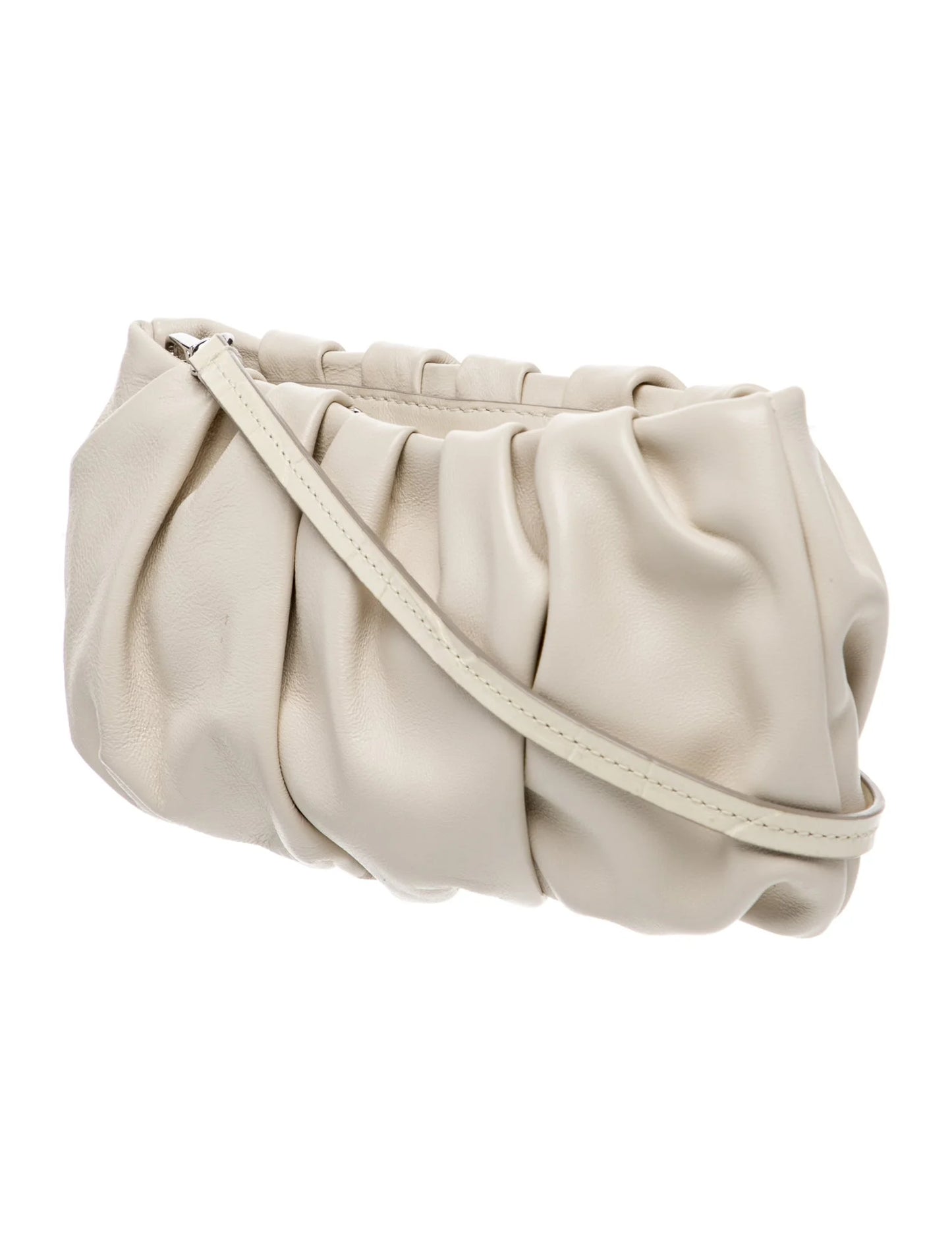 Staud Leather Crossbody Bag Neutrals