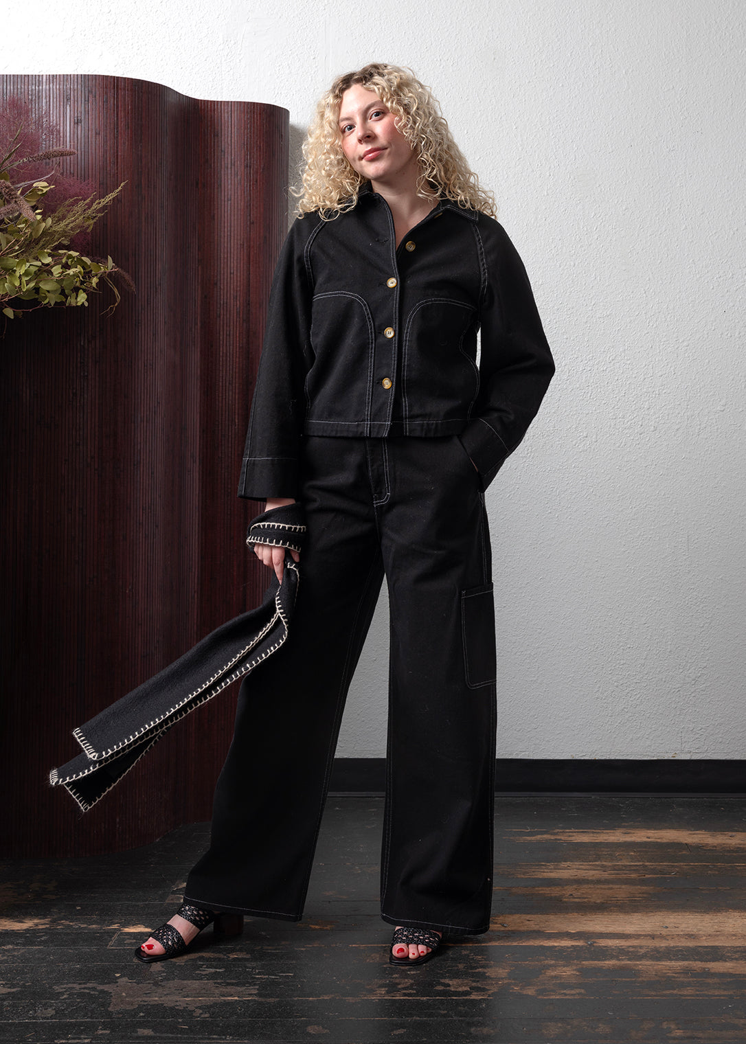 Atelier Delphine Santana Jacket Jet Black