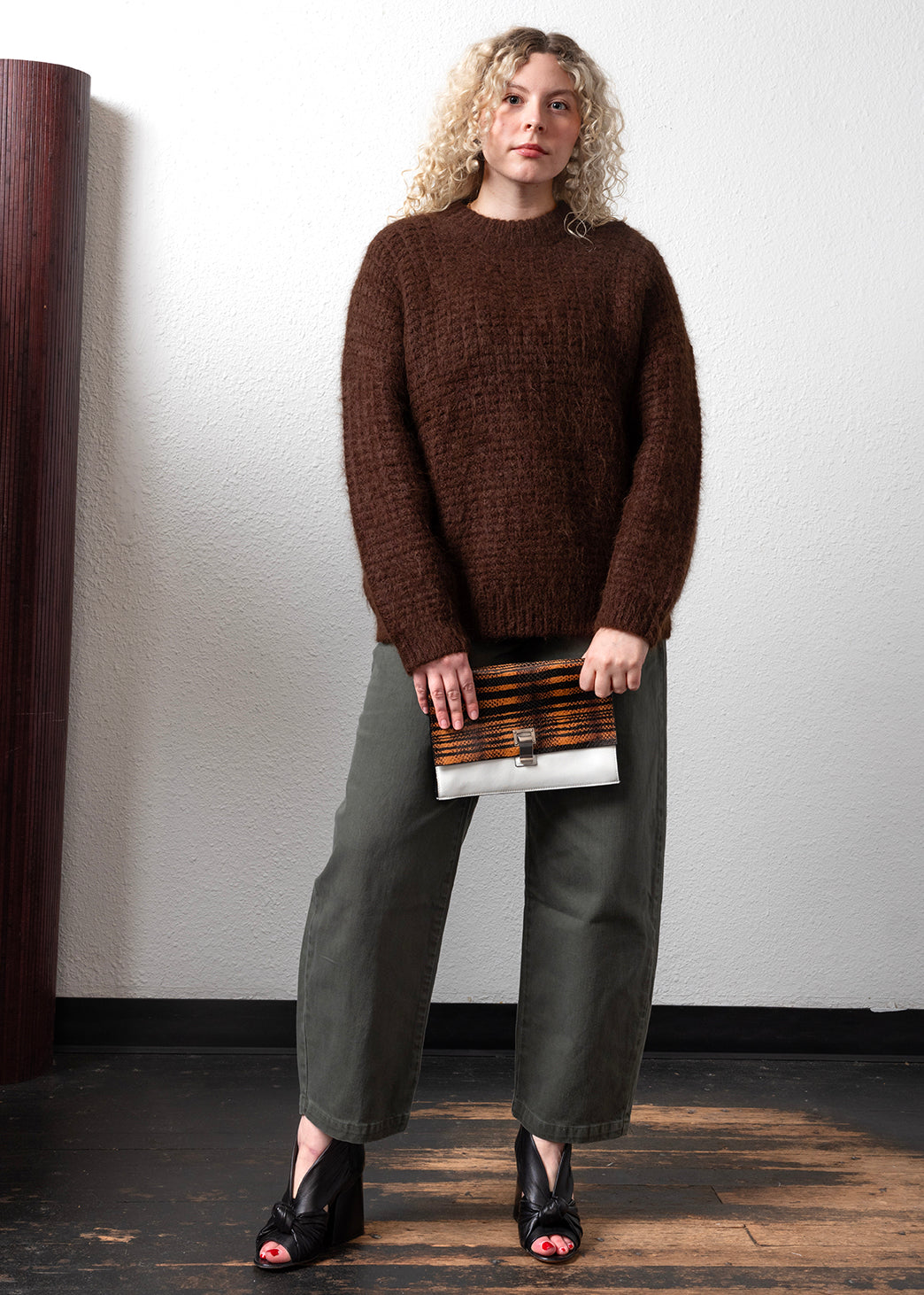 Micaela Greg Matta Pullover Cocoa