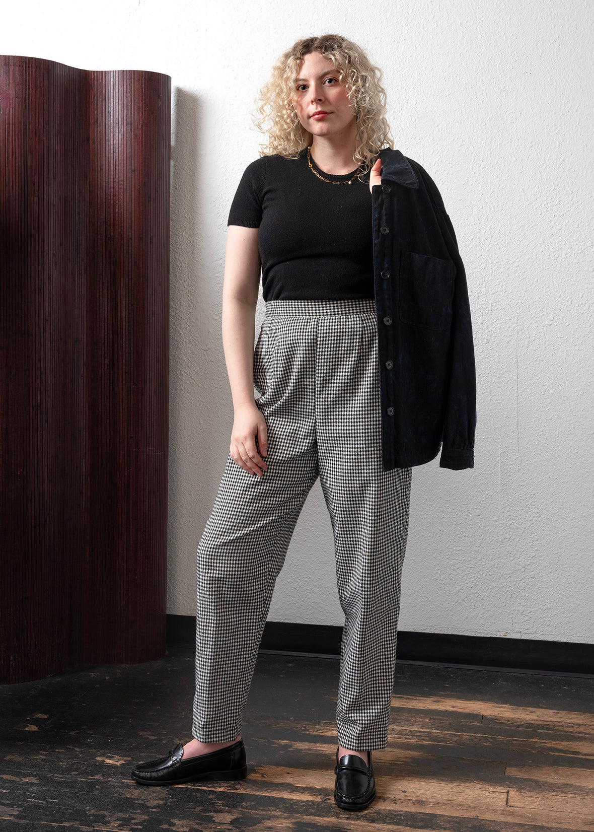 VTG B/W Checkered Slacks