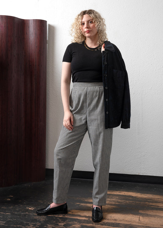 VTG B/W Checkered Slacks